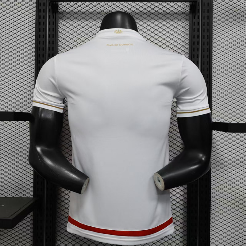 Player Version 2025-2026 Monaco Home White&Red Thailand Soccer Jersey AAA-888