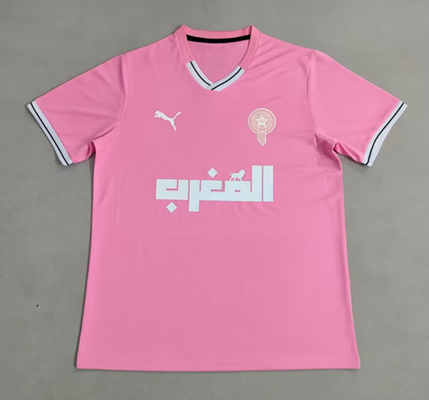2025-2026 Morocco Pink Thailand Soccer Training Jersey AAA-2483