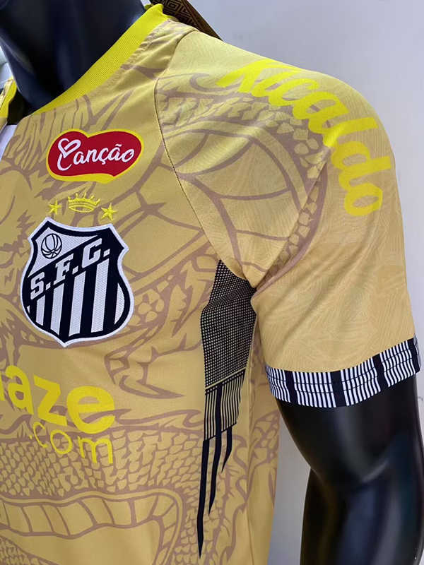 2025-2026 Special Version Santos FC Gold Thailand Soccer Jersey AAA-0594