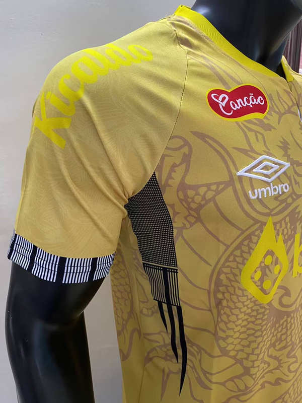 2025-2026 Special Version Santos FC Gold Thailand Soccer Jersey AAA-0594
