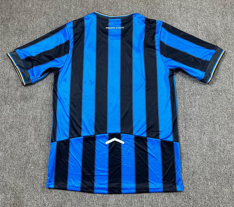 2025-2026 Atalanta BC Home Blue&Black Stripes Thailand Soccer Jersey AAA-417