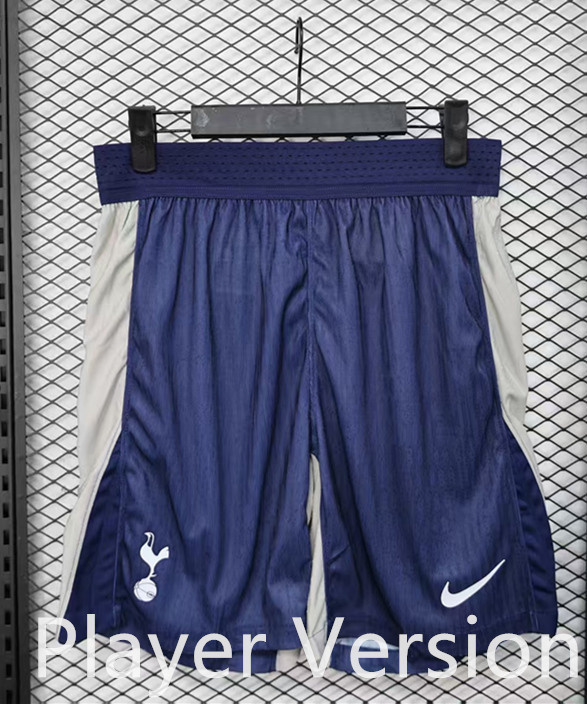 Player Version 2025-26 Tottenham Hotspur Home Royal Blue Thailand Soccer Shorts-888