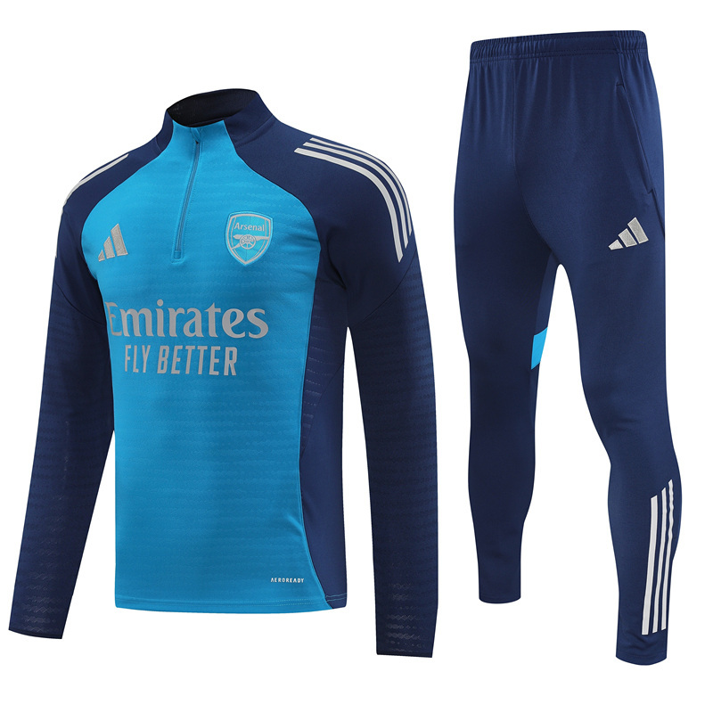 Player Version 2025-2026 Arsenal Blue Thailand Soccer Tracksuit-7411