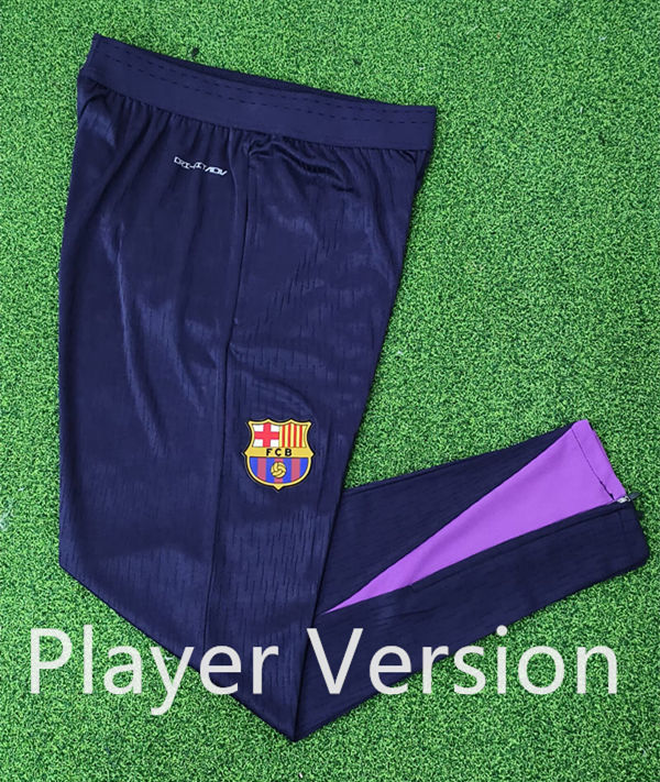 Player Version 2025-2026 Barcelona Purple Thailand Soccer Long Pants-9926