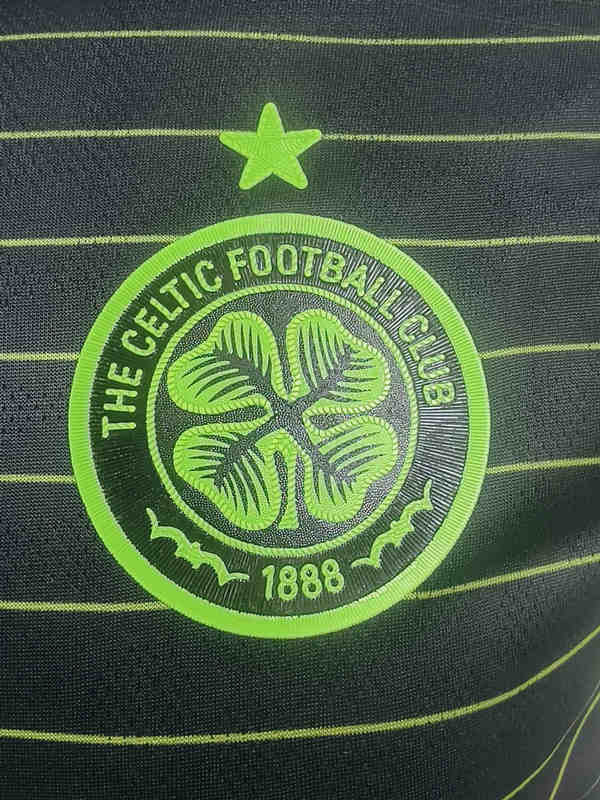 Player Version 2025-2026 Celtic 2nd Away Black Thailand Soccer jersey AAA-0871
