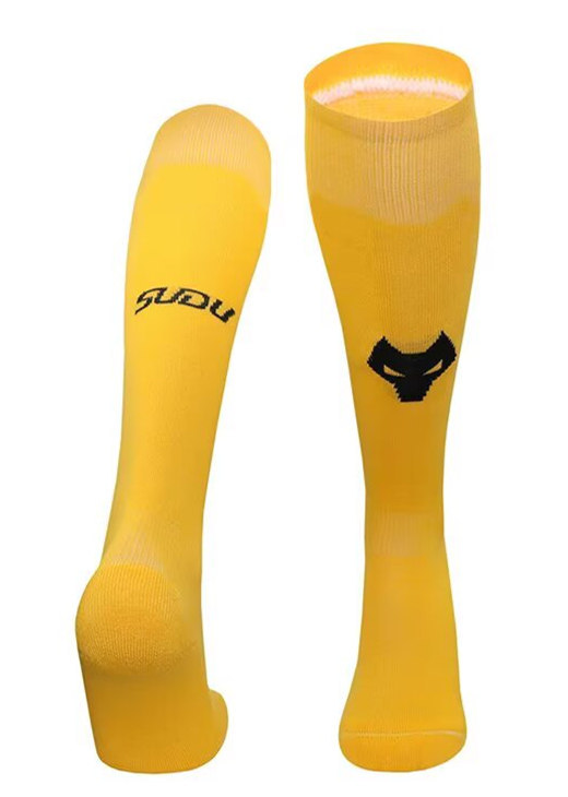 2025-2026 Wolverhampton Wanderers Home Yellow Thailand Soccer Socks