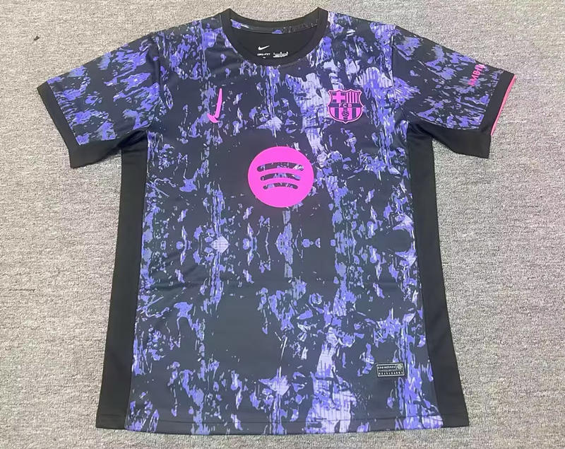 (S-4XL) 2025-2026 Special Edition Barcelona Black&Purple Thailand Soccer Jersey AAA-2242