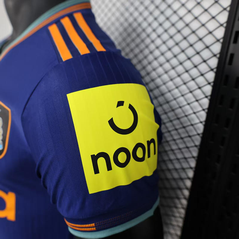 Player Version 2025-2026 Newcastle United 2nd Away Blue Thailand Soccer Jersey AAA-888