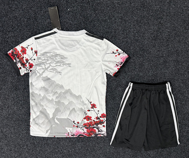 2025-2026 Special Version Japan White Kids/Youth Soccer Uniform-GB