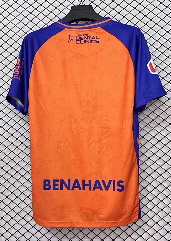 (S-4XL) 2025-2026 Málaga CF Away Orange Thailand Soccer-2044