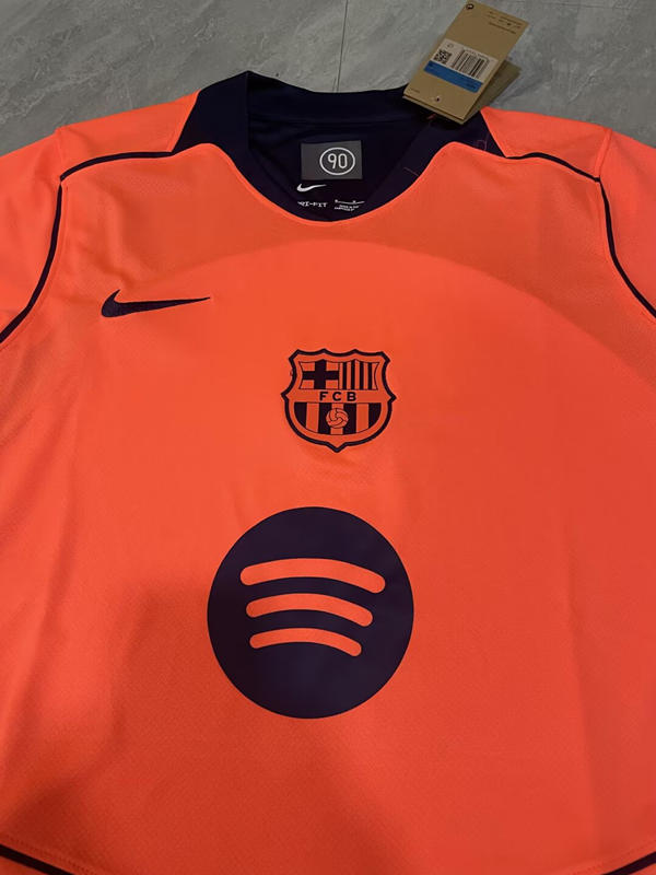 2025-2026 Barcelona 2nd Away Orange Thailand Soccer Jersey AAA-818