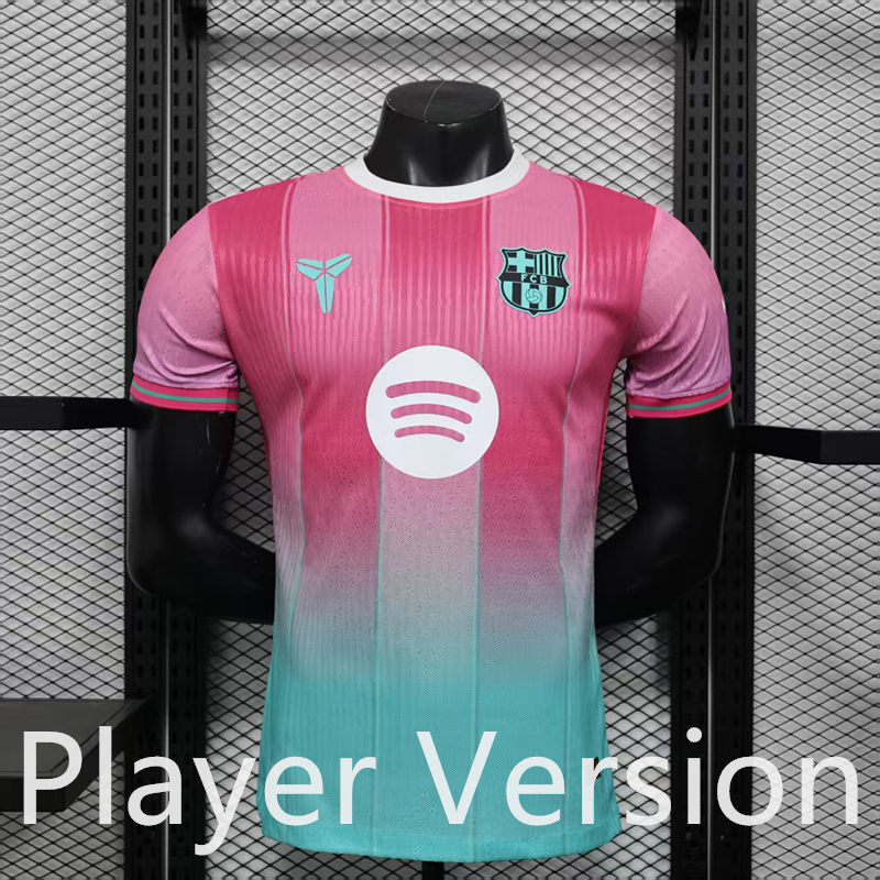 Player Version 2025-2026 Special Version Barcelona Pink&GreenThailand Soccer Jersey AAA-888
