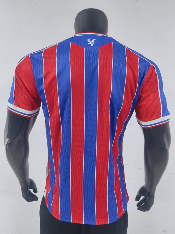 Player Version 2025-2026 Crystal Palace Home Red&Blue Thailand Soccer Jersey AAA-0871