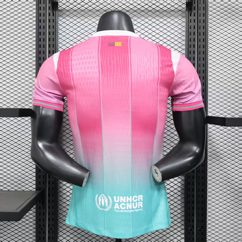 Player Version 2025-2026 Special Version Barcelona Pink&GreenThailand Soccer Jersey AAA-888