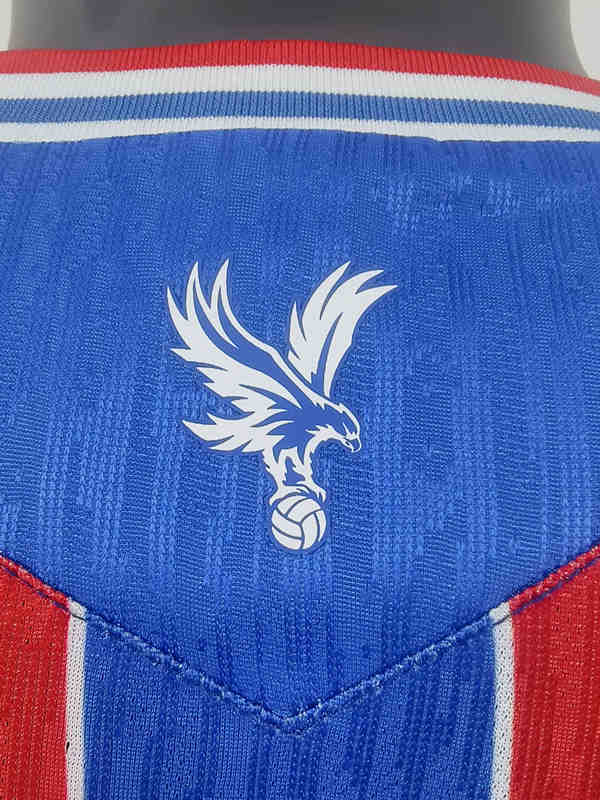 Player Version 2025-2026 Crystal Palace Home Red&Blue Thailand Soccer Jersey AAA-0871