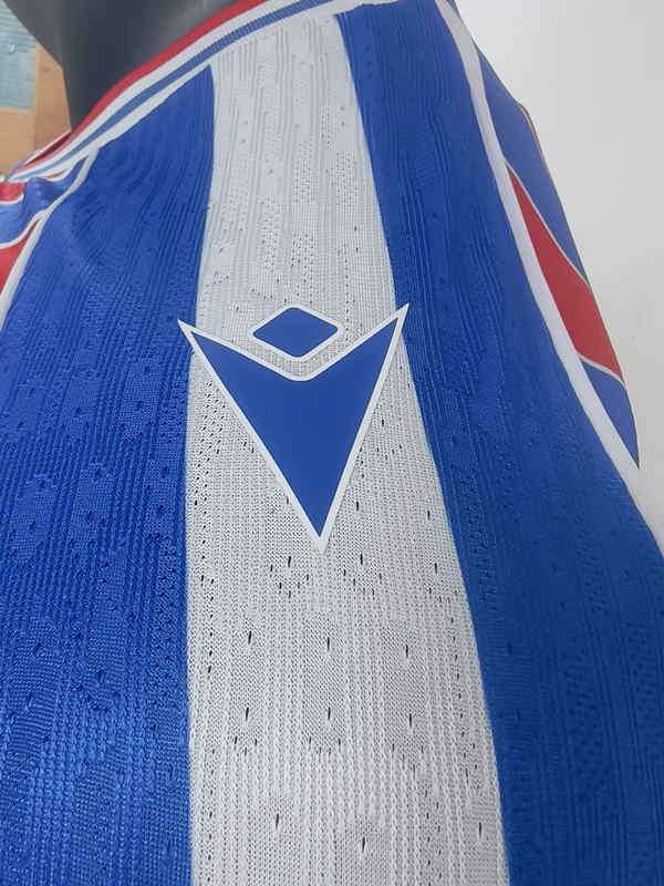 Player Version 2025-2026 Crystal Palace Home Red&Blue Thailand Soccer Jersey AAA-0871