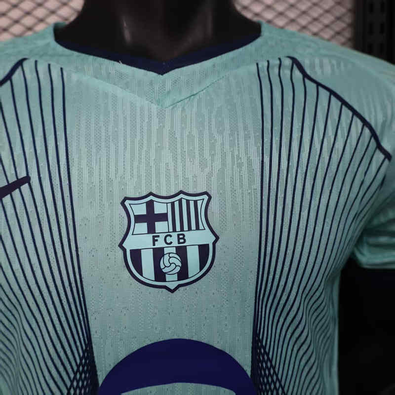 Player Version 2025-2026 Special Version Barcelona Light Blue Thailand Soccer Jersey AAA-888