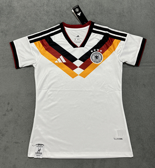 2025-2026 Germany Home White Thailand Women Soccer Jersey AAA-4506