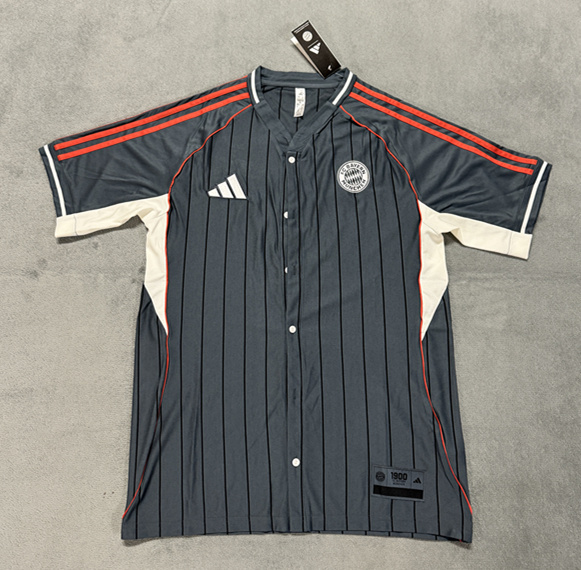 2025-2026 Bayern München Grey Thailand Baseball Jersey AAA-4506