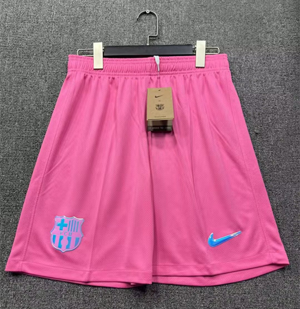 2025-2026 Barcelona Pink Thailand Soccer Shorts-2886