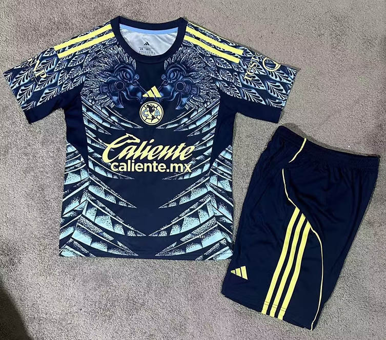 2025-2026 Club America Away Blue Soccer Uniform-2674