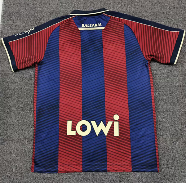 2025-2026 Levante UD Home Red&Blue Thailand Soccer Jersey AAA-7568