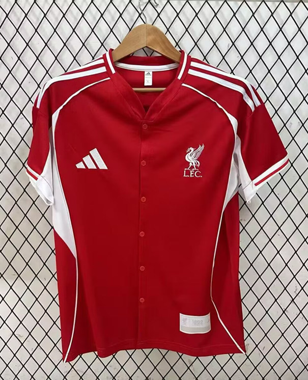 2025-2026 Liverpool Red Thailand Baseball Jersey AAA-2818