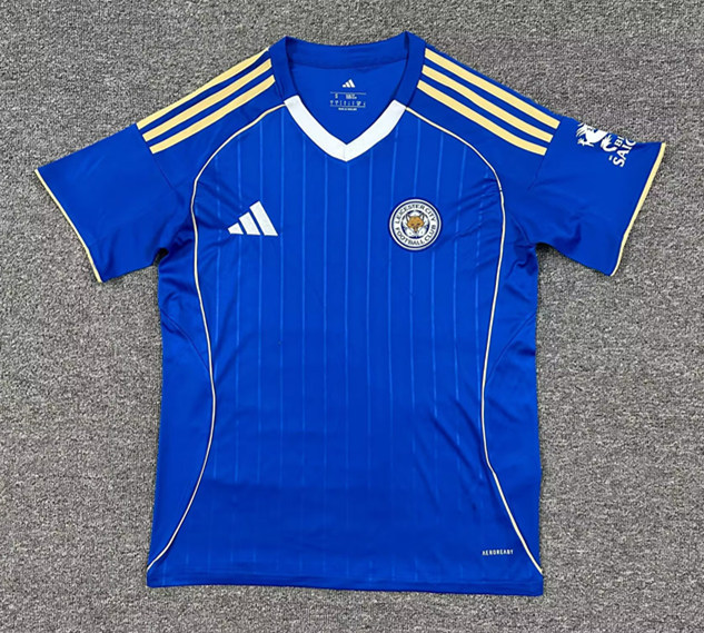 (S-4XL) 2025-2026 Leicester City Home Blue Thailand Soccer Jersey AAA-512