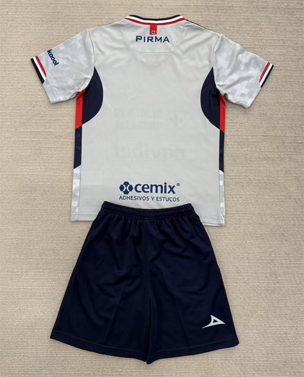 2025-2026 Cruz Azul Away Gray Soccer Uniform-AY
