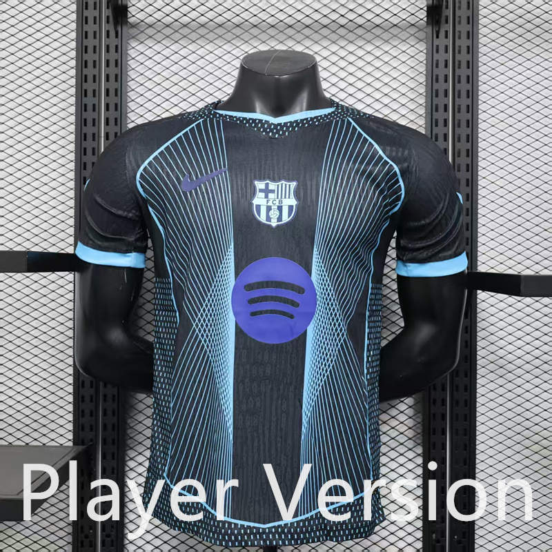 Player Version 2025-2026 Special Version Barcelona Blue&Black Thailand Soccer Jersey AAA-888
