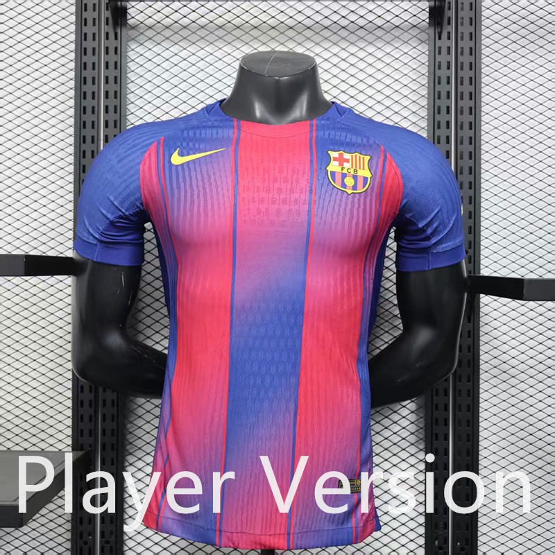 Player Version 2025-2026 Special Version Barcelona Blue&Black Thailand Soccer Jersey AAA-888