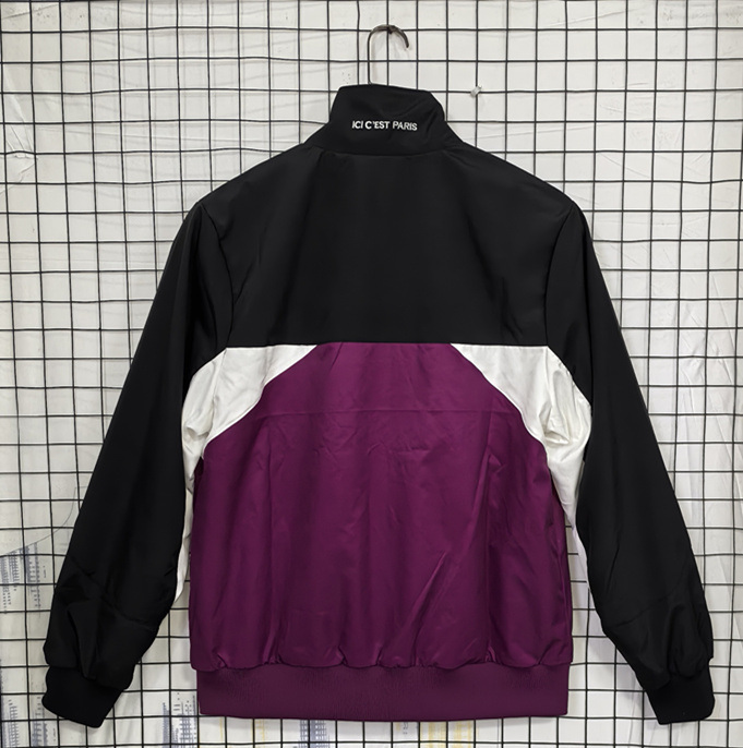 Retro Version Thick Paris SG Embroidery Printing Waterproof Thailand Soccer Trench Coat-8268