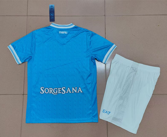 2025-2026 Napoli Home Blue Soccer Uniform-7209