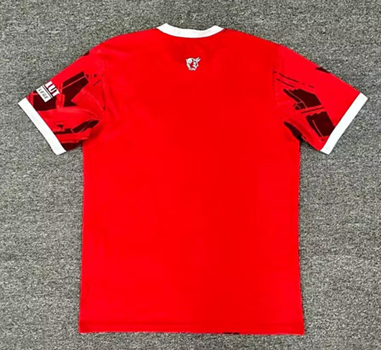 (S-4XL) 2025-2026 1. FC Kaiserslautern Home Red Thailand Soccer Jersey AAA-512