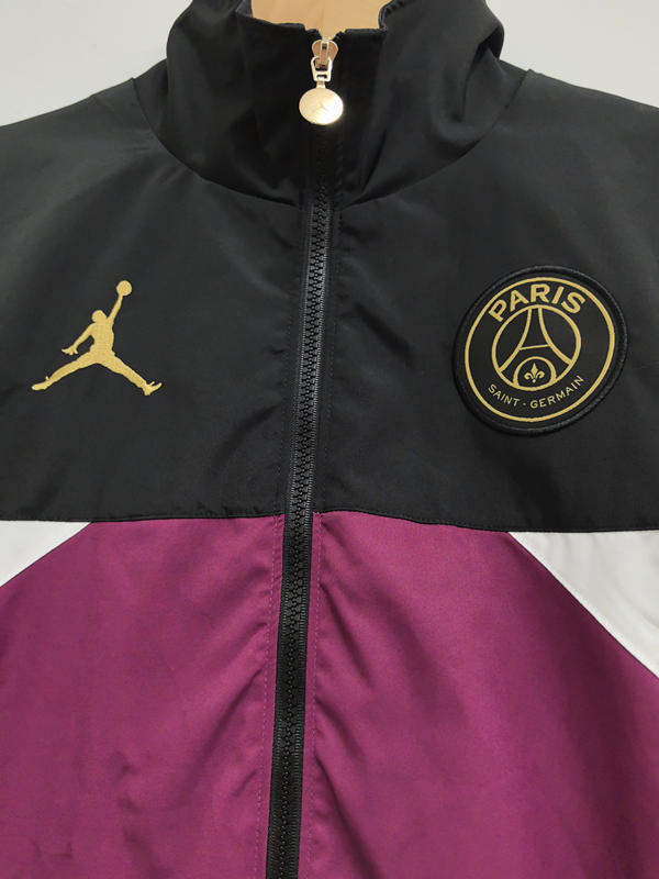 Retro Version Thick Paris SG Embroidery Printing Waterproof Thailand Soccer Trench Coat-8268