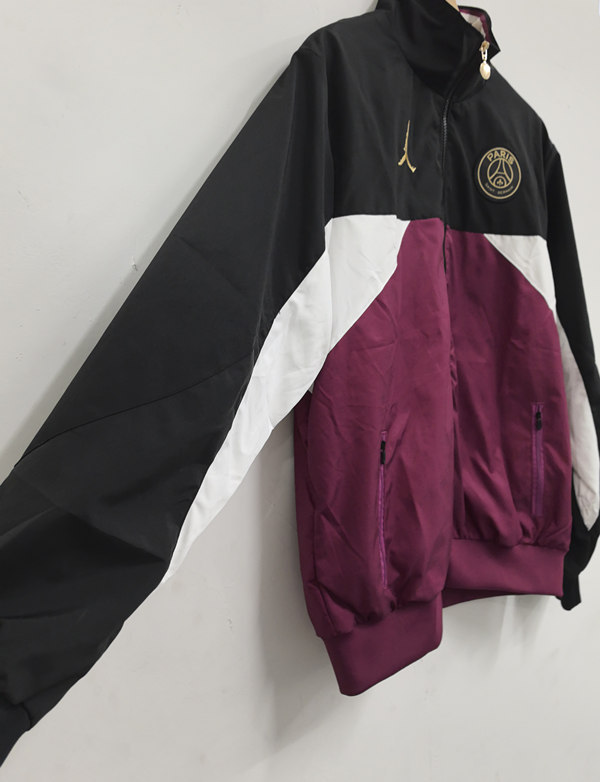 Retro Version Thick Paris SG Embroidery Printing Waterproof Thailand Soccer Trench Coat-8268