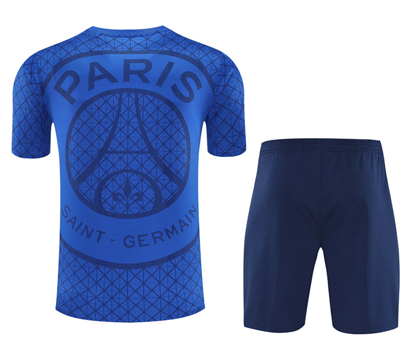 2025-2026 Paris SG Blue Thailand Training Soccer Uniform-418