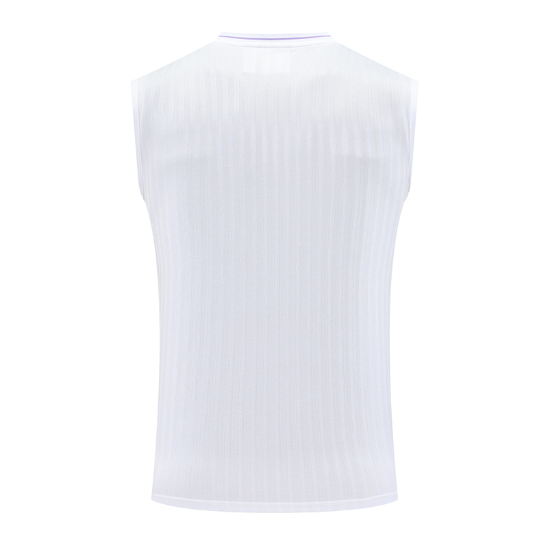 2025-2026 Real Madrid White&Purple Training Soccer Vest-418