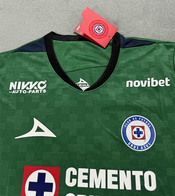 (S-4XL) 2025-2026 Cruz Azul Goalkeeper Green Thailand Soccer Jersey AAA-4506