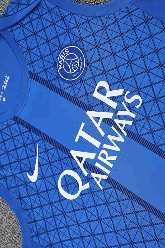 2025-2026 Paris SG Blue Thailand Training Soccer Vest-418