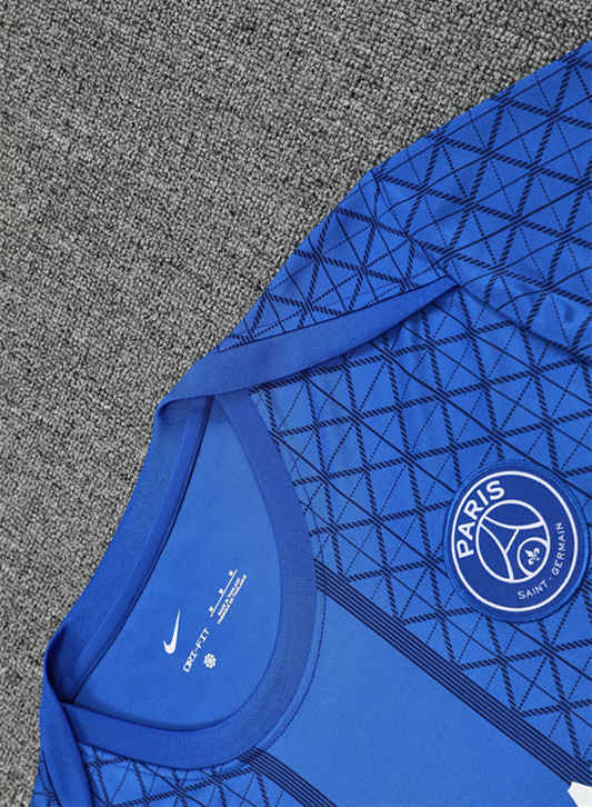 2025-2026 Paris SG Blue Thailand Training Soccer Uniform-418