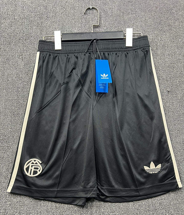 2025-2026 Bayern München 2nd Away Black Thailand Soccer Shorts-718