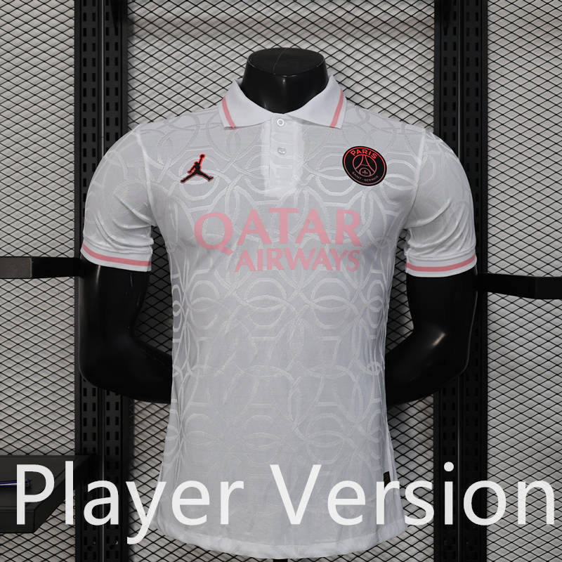 Player Version 2025-2026 Special Version Paris White Thailand Soccer Jersey AAA-888
