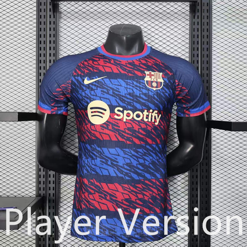 Player Version 2025-2026 Special Version Barcelona Red&Blue Thailand Soccer Jersey AAA-888