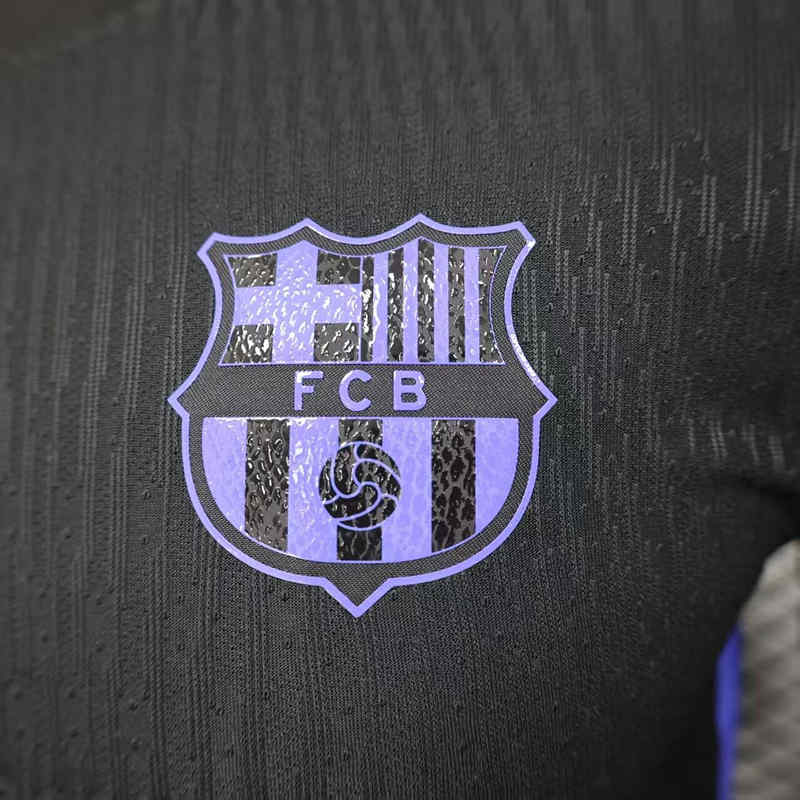 Player Version 2025-2026 Barcelona Black&Purple Thailand Soccer Jersey AAA-888
