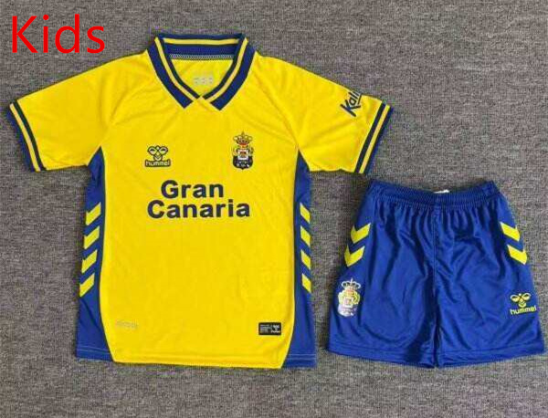 2025-2026 Deportivo La Coruña Home Yellow Kids/Youth Soccer Uniform