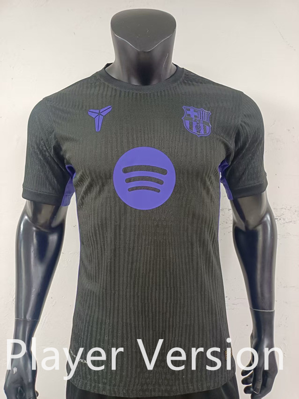 Player Version 2025-2026 Special Edition Barcelona Black Thailand Soccer Jersey AAA-0871