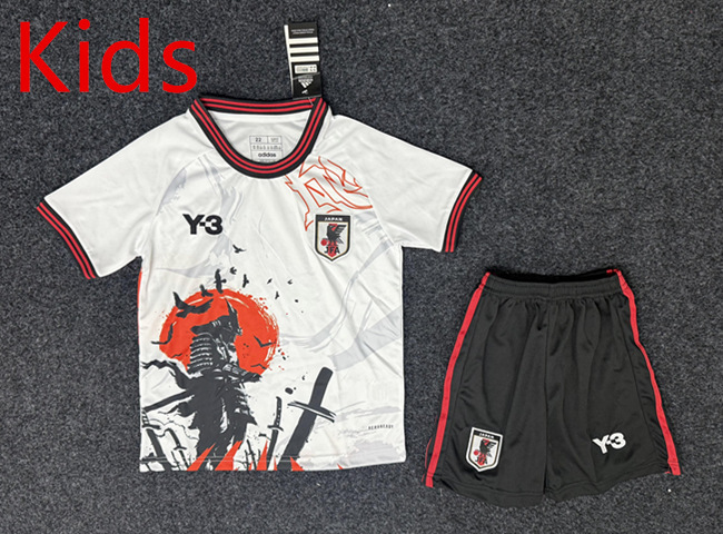 2025-2026 Special Version Japan White Kids/Youth Soccer Uniform-GB