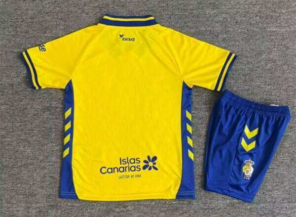 2025-2026 Deportivo La Coruña Home Yellow Kids/Youth Soccer Uniform