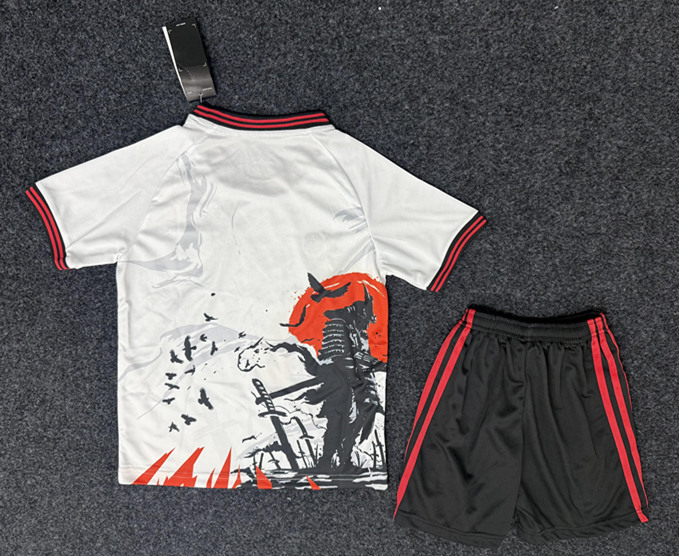 2025-2026 Special Version Japan White Kids/Youth Soccer Uniform-GB